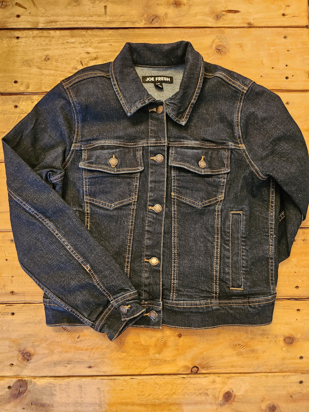 Joe Fresh Dark Blue Denim Jean Jacket